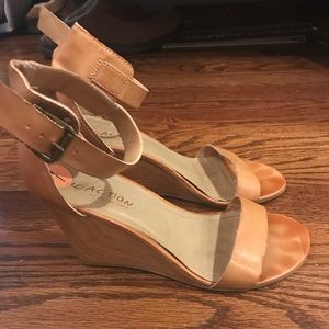 Ankle Strap Wedge Heel